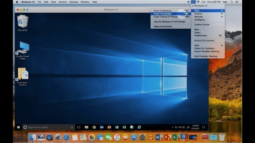 rename virtual machine in parallels desktop 12 for mac